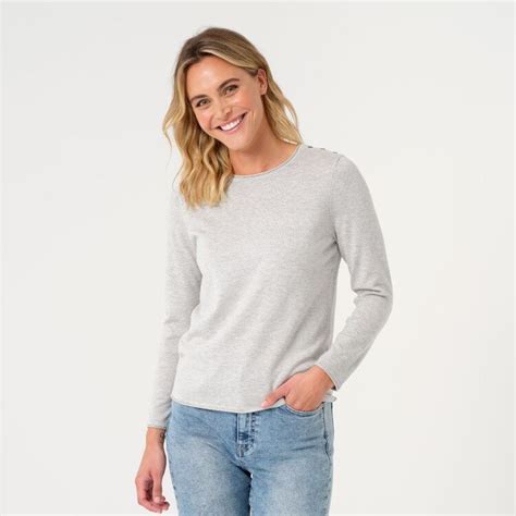 Khoko Collection Womens Marle Knit Grey Marle