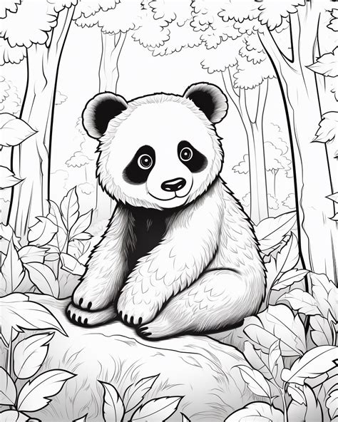 Free Download Colouring Page Of Pandas Kunfu Panda Coloring Book Bujo Art