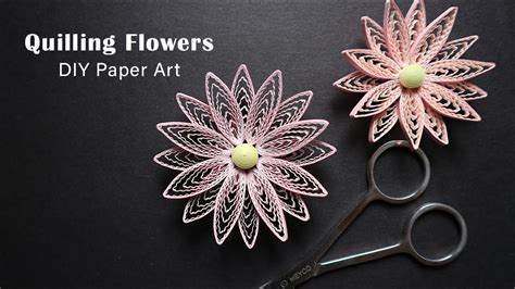 Quilling Flowers Using Comb Tutorial