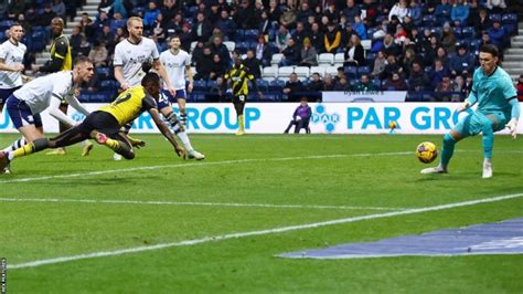 Preston North End 1 5 Watford Vakoun Bayo Double Sparks Hornets Rout