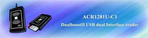 Usb Dual Interface Reader Acr1281u C1 Dual Boost Ii Bsd Infotech