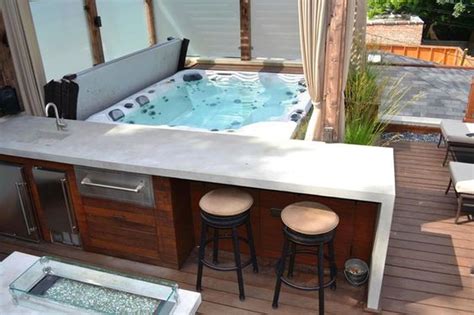 25 Best Backyard Hot Tub Deck Design Ideas for Relaxing - GODIYGO.COM