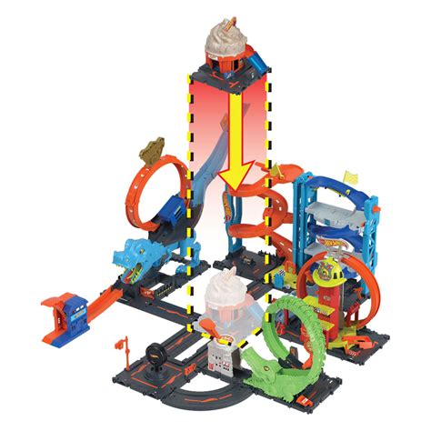 Hot Wheels City Downtown Ice Cream Shop Thimble Toys