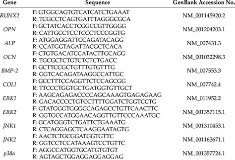 The Primer Sequences Of Qrt Pcr Download Table