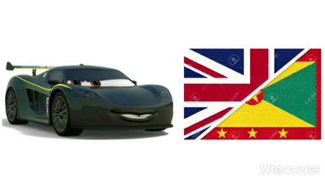 Cars 2 World Grand Prix Racers And Their Countrys Youtube