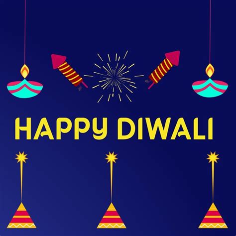 Premium Vector Happy Diwali Wishes Banner And Poster Vector Template