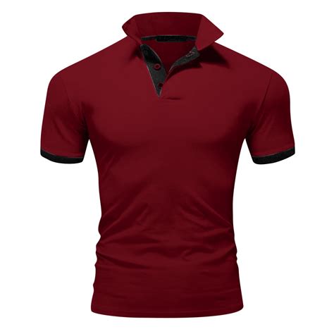 Gubotare Mens Polos Shirts Mens Short Sleeve Polo Shirts Casual Slim Fit Basic Designed Cotton