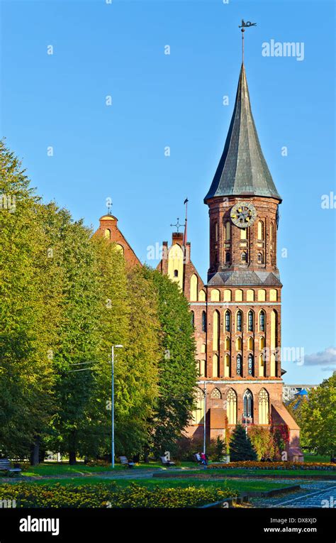 Koenigsberg Cathedral. Symbol of Kaliningrad (until 1946 Koenigsberg ...