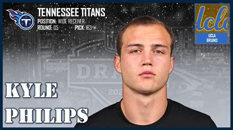 2022 NFL DRAFT Kyle Philips Tennessee Titans YouTube