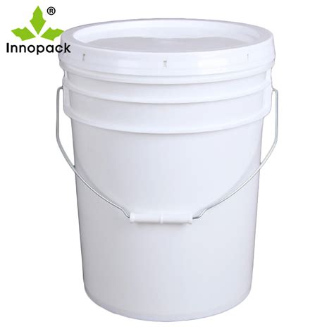 Custom Logo Food Grade Empty Gallon Bucket Gallon L Liter