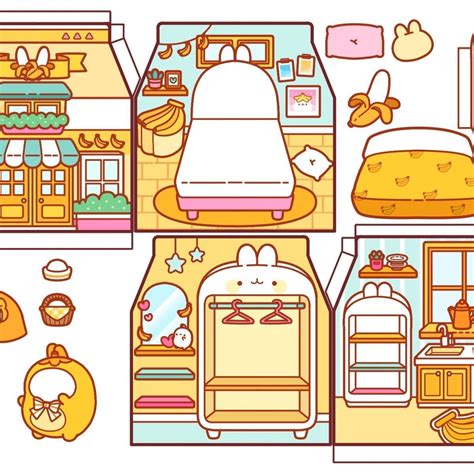 Дом 🍌 Paper Doll House Paper Dolls Cute School Supplies