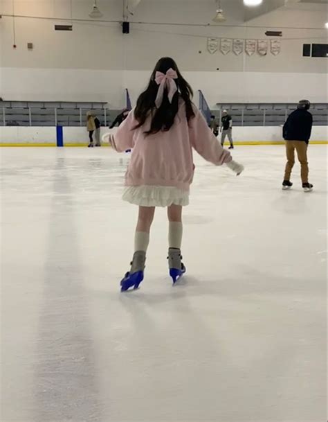 Insta Violetflavour Coquette Ice Skating Ice Skating Outfit Skating Outfits Skating Aesthetic