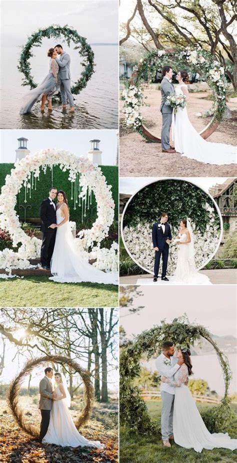 Circular Wedding Arches Decoration Ideas Oh The Wedding Day