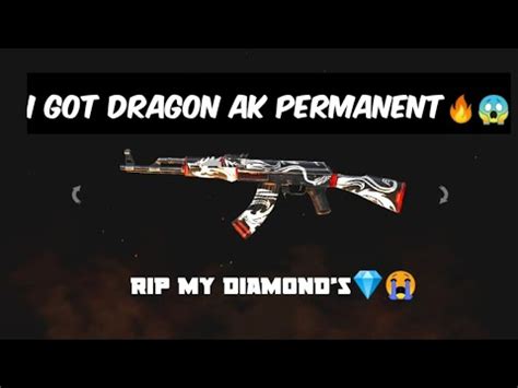 I Got Dragon Ak Permanent New Event Off On Legendary Gun Skin S