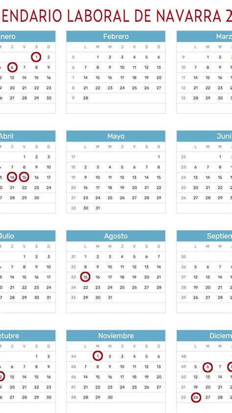 As Ser El Calendario Laboral De Navarra En