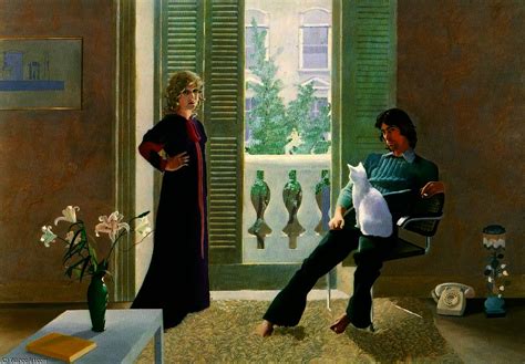 Mr And Mrs Clark And Percy By David Hockney