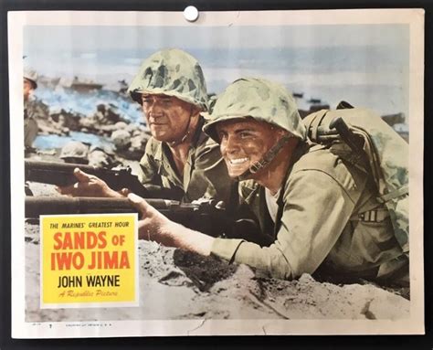 Sands Of Iwo Jima 1950 Original Lobby Card Movie Poster Hollywood Movie Posters