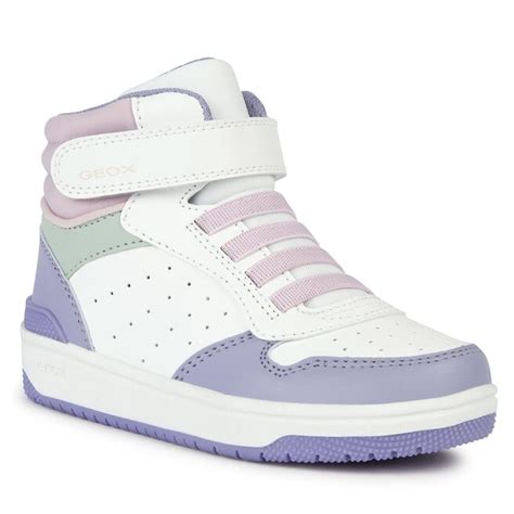 Sneakers Geox J Washiba Girl J Hxa C D Lilac Off White