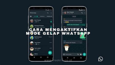 Cara Mengaktifkan Mode Gelap Di WhatsApp Maskris Co Id