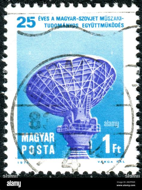 A Stamp Printed In Hungary Dedicated To The Th Anniv Of Ussr