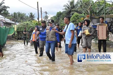 Infopublik Bupati Inhu Tinjau Banjir Di Peranap Dan Batang Peranap