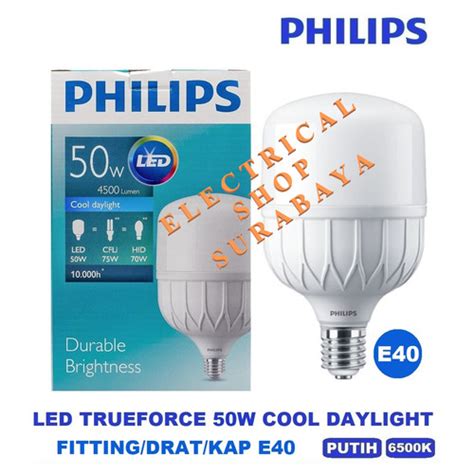 Jual Philips Lampu Led Trueforce E40 50w 50 Watt Putih Grosir Tforce