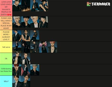 Nct Visual Ranking Tier List Community Rankings Tiermaker