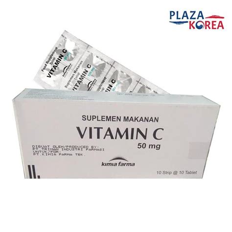 Jual Dijual Food Supplement Vitamin C 50mg Kimia Farma 1 Box Isi 10 Strip Murah Di Lapak Jolly