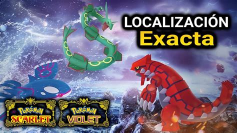 Como CAPTURAR A RAYQUAZA KYOGRE Y GROUDON En POKEMON ESCARLATA Y