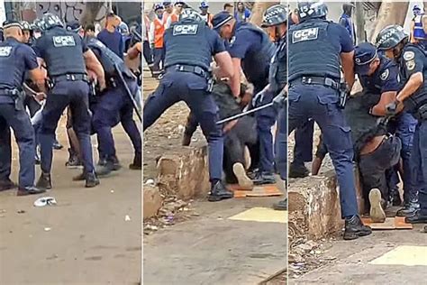 Guardas Civis Agridem Morador De Rua Em S O Paulo