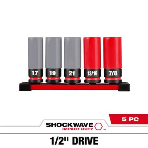 Milwaukee Shockwave Impact Duty In Drive Deep Sae Metric Lug Nut