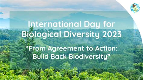 International Day For Biological Diversity From Agreement To