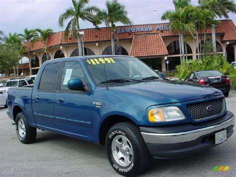 2001 Island Blue Metallic Ford F150 Xlt Supercrew 27625282 Photo 10 Car Color