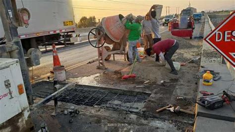 La Libertad Se realizan trabajos de reparación del puente Careaga