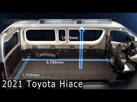 Toyota Hiace Van Specifications