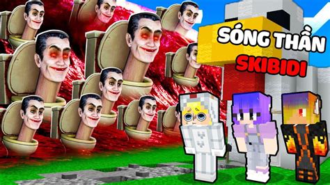 TÔ GÀ THỬ THÁCH 24H THOÁT KHỎI SÓNG THẦN SKIBIDI TOILET TRONG MINECRAFT