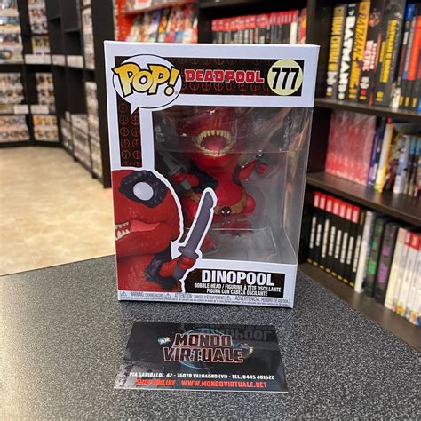 Funko Pop 777 Dinopool Deadpool Mondo Virtuale