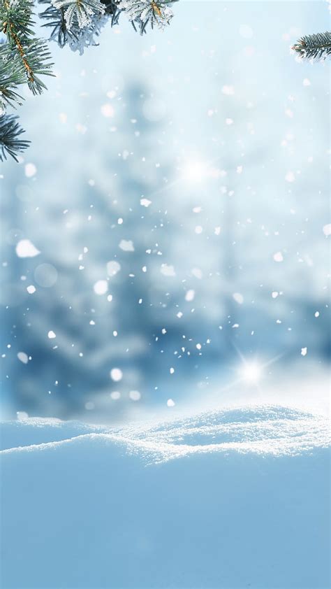 Winter Background Snow Background HD Phone Wallpaper Pxfuel