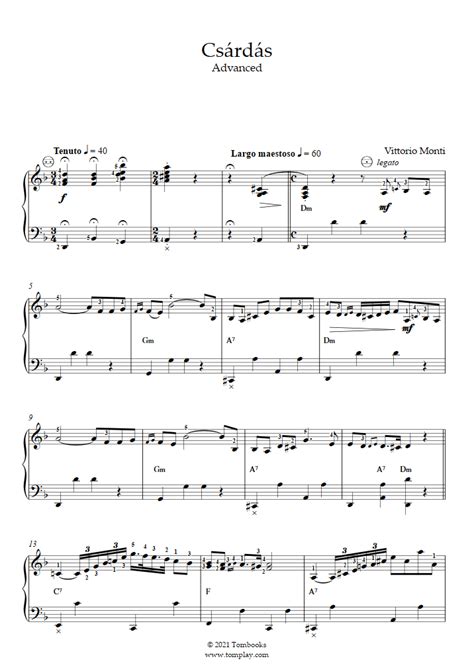 Cs Rd S Advanced Level Solo Accordion Monti Accordion Sheet Music