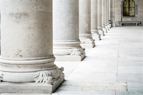 2 Thousand Courthouse Marble Columns Background Royalty Free Images