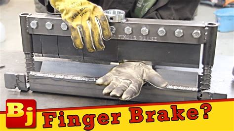 DIY Finger Press Brake Using A Harbor Freight 20 Ton Press