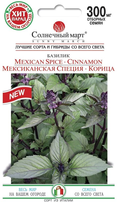 Семена Базилика Мексиканская Специя Корица Купить