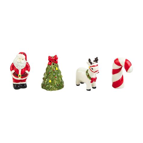 Vintage Christmas Salt & Pepper Shakers Assorted by Mudpie