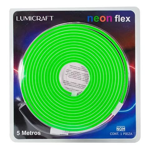 Tira Neon Flex 5m Luz Verde Soriana