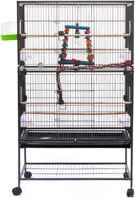 Yitahome Grande Cage Oiseaux Pour Perruches Cages Perroquet Et