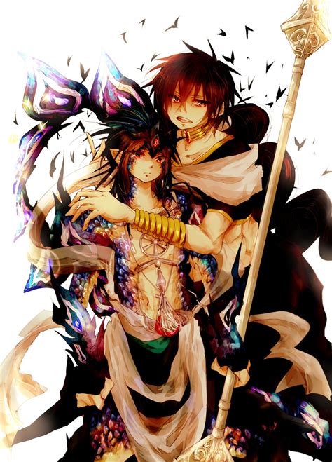 Magi The Labyrinth Of Magic Ren Hakuryuu And Judal