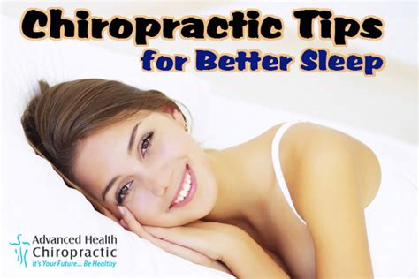 Chiropractic Tips For Better Sleep