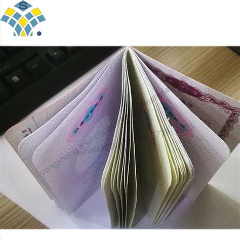 Anti Counterfeiting Invisible Hologram Strip Hot Stamping Stamped Anti Copy Secure Brochure
