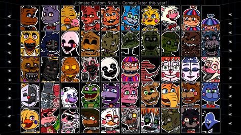 Ucn Roster Fanart I Did A While Ago Rfivenightsatfreddys