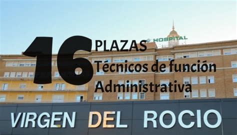 Plazas De T Cnicos De Funci N Administrativa Para El Hospital